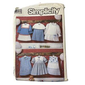 Vintage Simplicity 7983 Girls Dress Sewing Pattern Size 6 Retro Wardrobe CUT